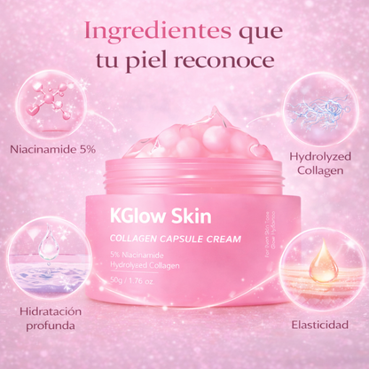 Crema viso alle capsule di collagene con niacinamide