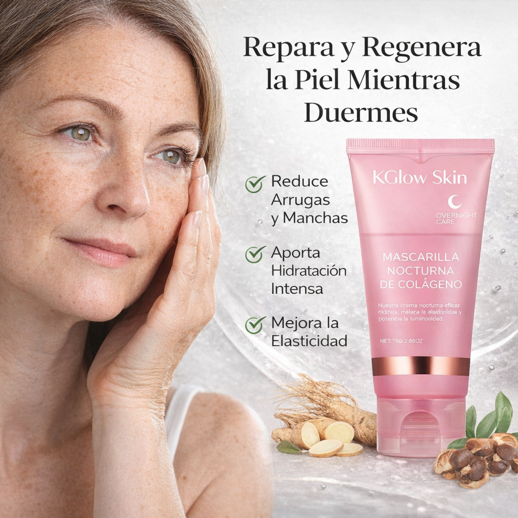 KGlow Skin Maschera notturna al collagene