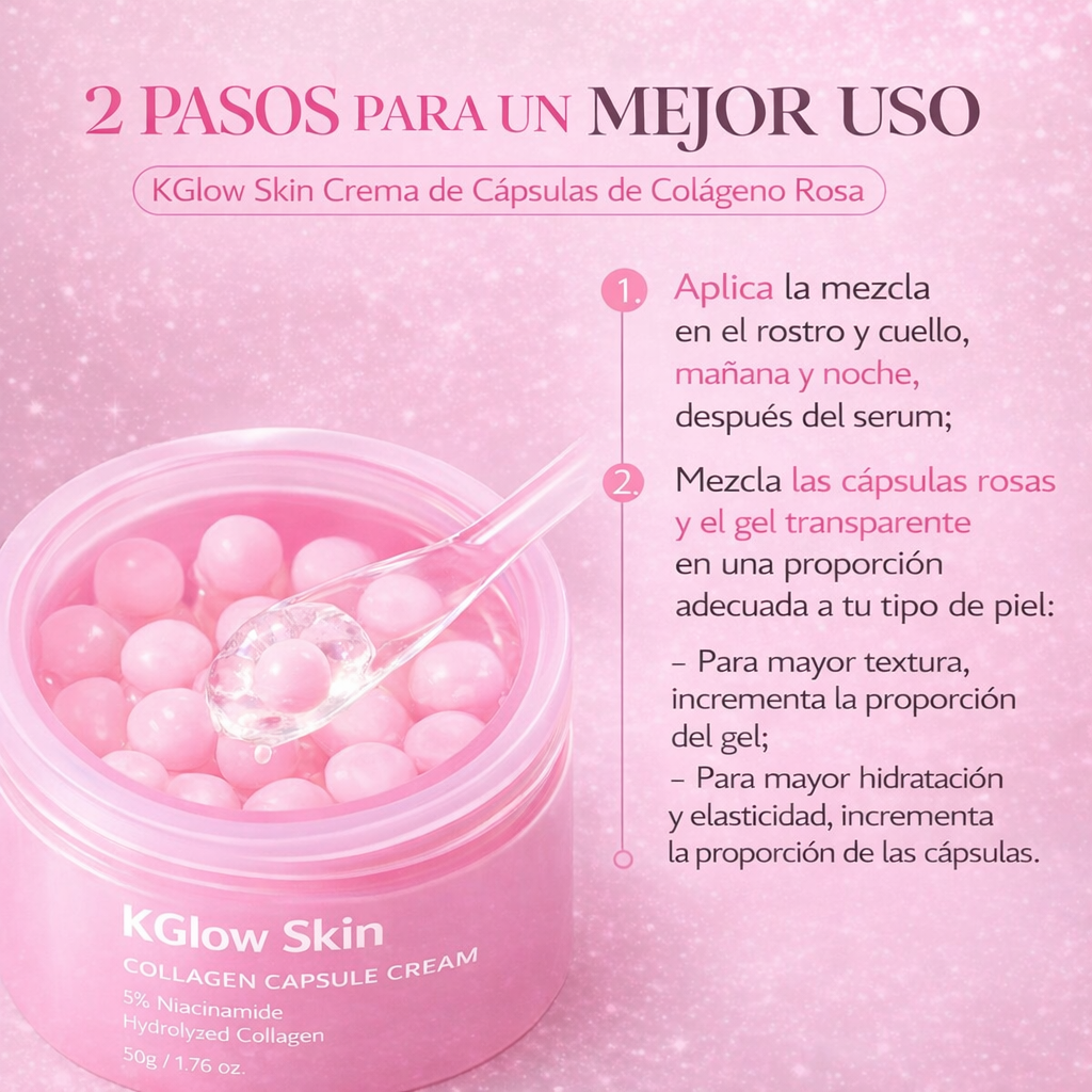 Crema viso alle capsule di collagene con niacinamide